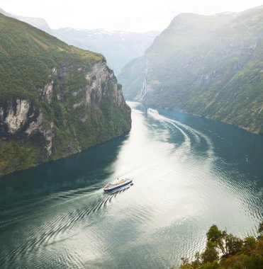 Norway fjord clipart