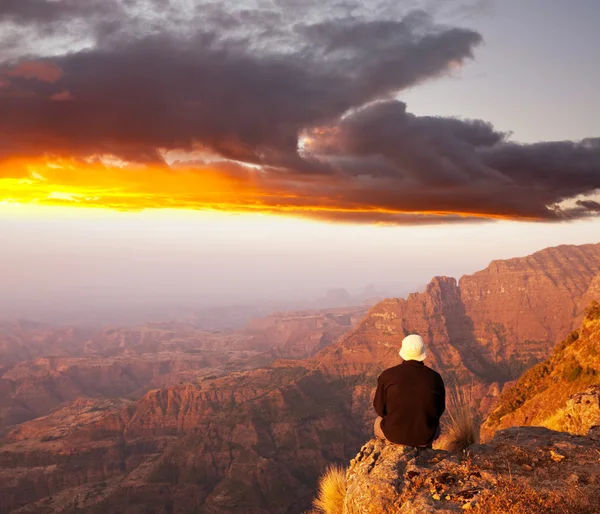 Ефіопський гори — стокове фото