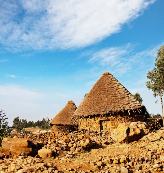 Afrikaanse dorp — Stockfoto