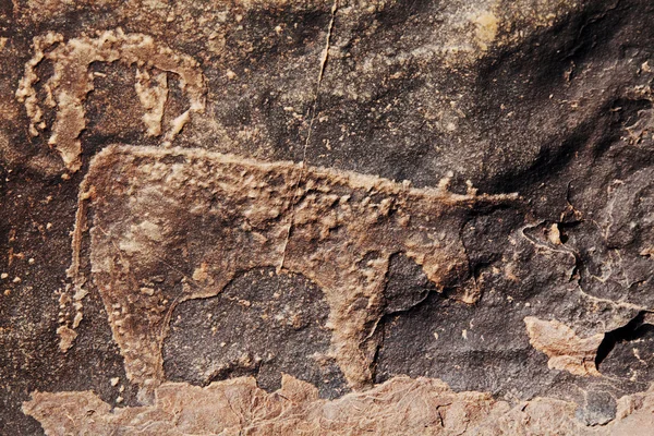 Petroglyph v Maroku — Stock fotografie