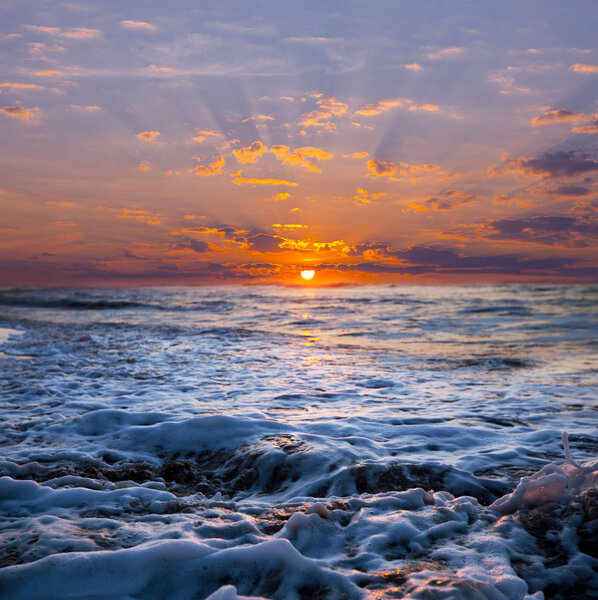 Pôr do sol — Fotografia de Stock