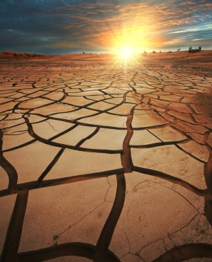 Drought land clipart