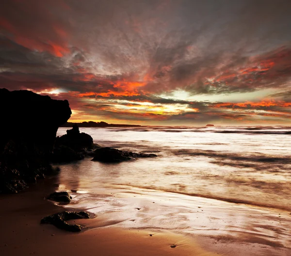 Morza na zachód słońca — Zdjęcie stockowe