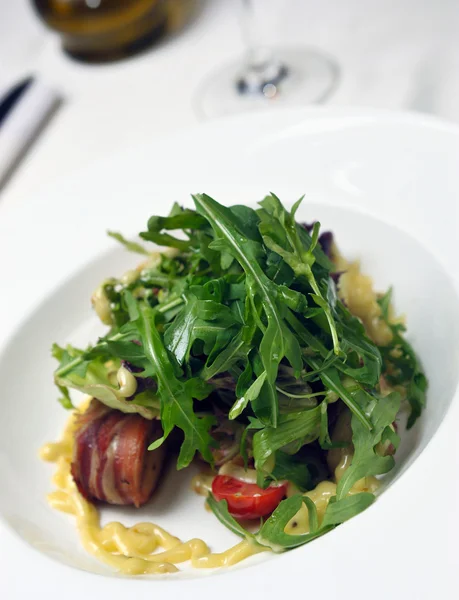 Salade met ham en rucola — Stockfoto