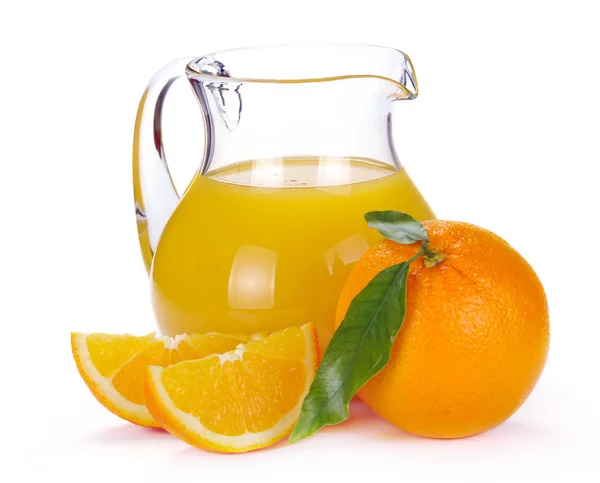 오렌지 주스와 과일 — 스톡 사진