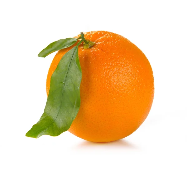 Πορτοκαλί με φύλλα — Φωτογραφία Αρχείου