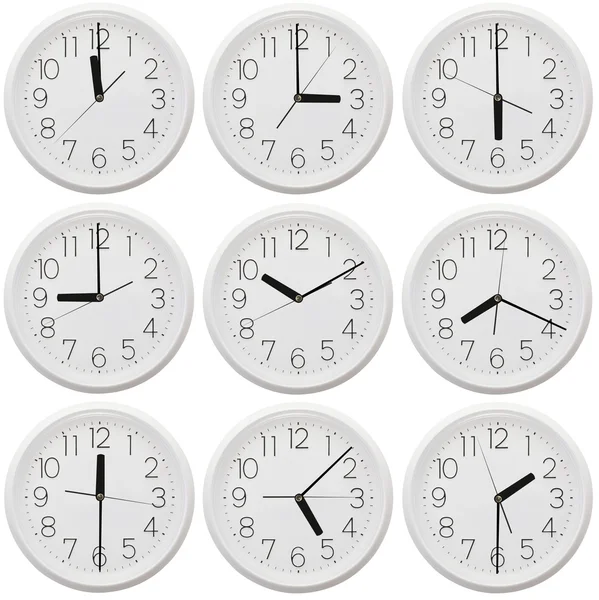 Nove relógio — Fotografia de Stock