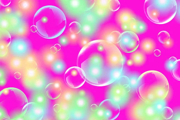Abstracto. Burbujas de jabón — Foto de Stock