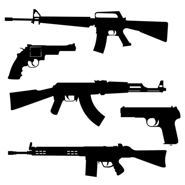 Πυροβόλα όπλα — Διανυσματικό Αρχείο