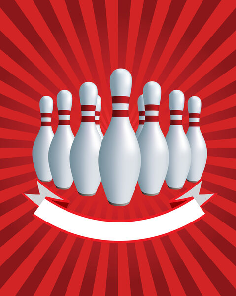 Banner. Bowling