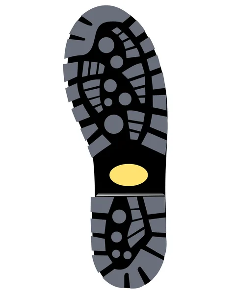 Sole of a boot — Stock Vector