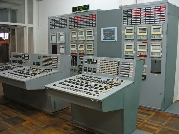 Quadro di comando della centrale elettrica — Foto Stock