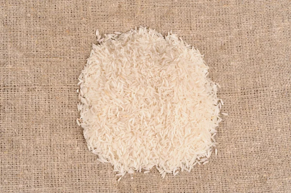 Arroz na tela — Fotografia de Stock