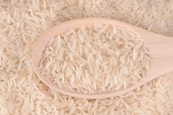 Rice on the canvas — Stock Photo, Image