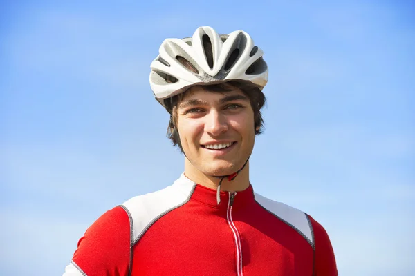 Cyclist portrait — Stock Photo, Image
