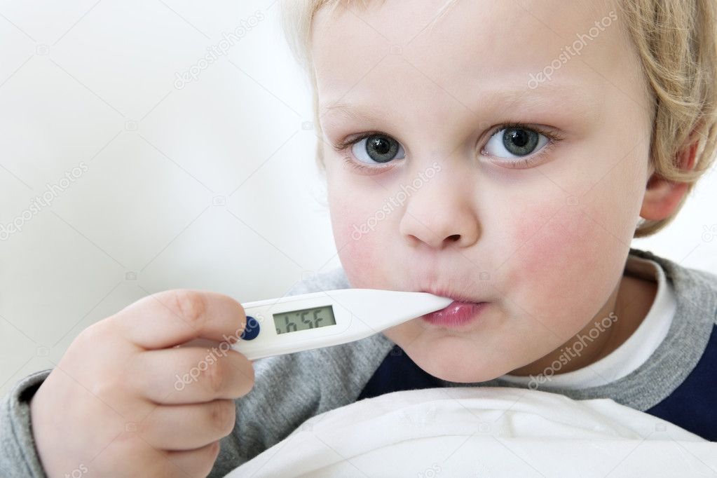 Boy with fever