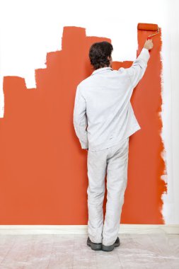 Wall painter clipart