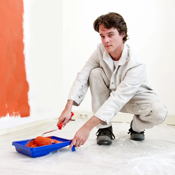 Pintor trabajando — Foto de Stock
