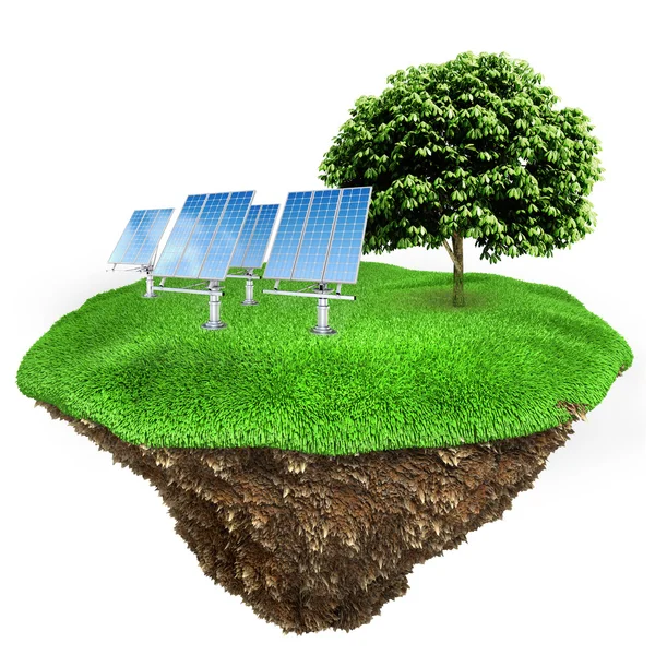 Concepto de energía verde 3d — Foto de Stock