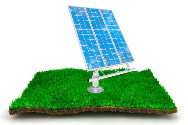 3D-groene energieconcept — Stockfoto
