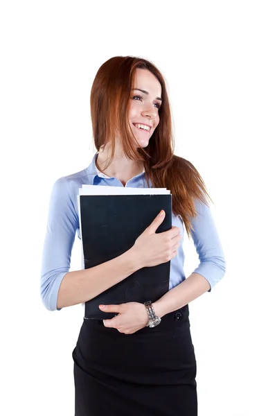 Attractive young business woman Royalty Free Stock Photos