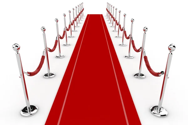 3d red carpet illustration — Stock Photo, Image