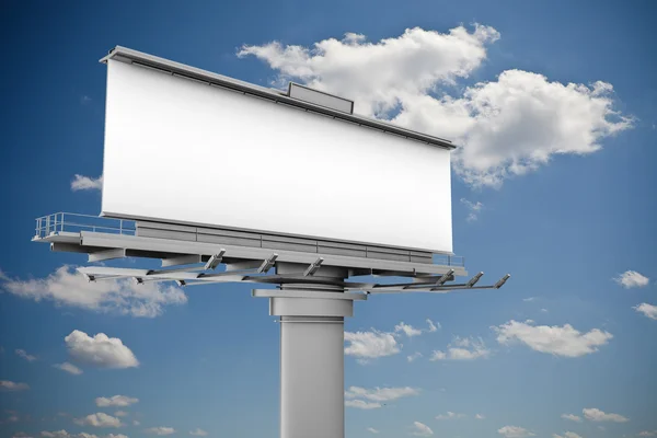 3D prázdné billboard — Stock fotografie