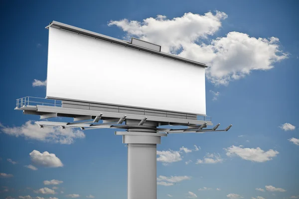 3d blank billboard — Stock Photo, Image