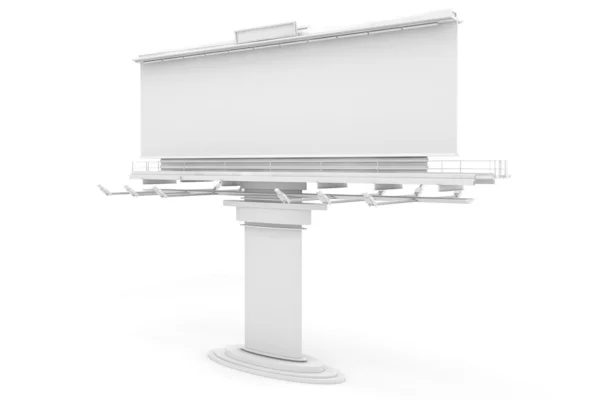 3D prázdné billboard — Stock fotografie