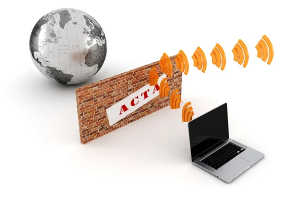 Concepto ACTA 3d —  Fotos de Stock