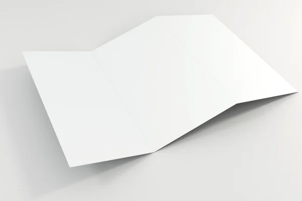 3D-leeg document blad — Stockfoto