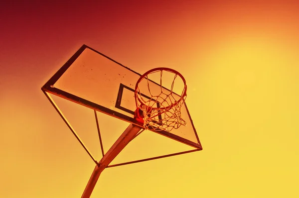 Kosárlabda-karika — Stock Fotó