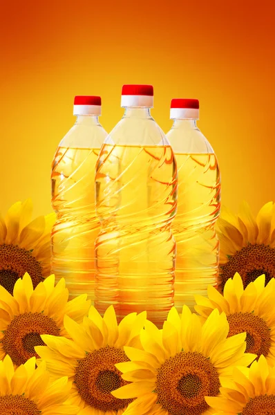Olej słonecznikowy — Zdjęcie stockowe