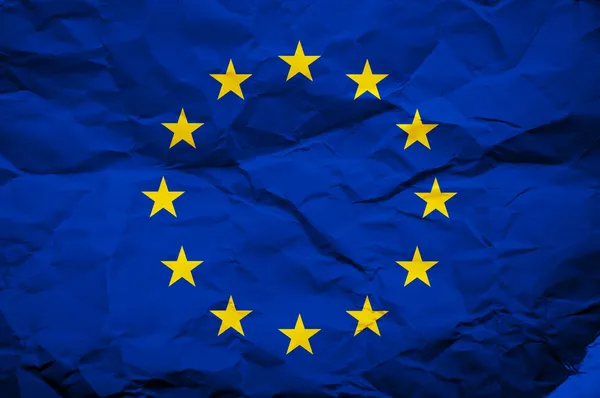Grunge Europian Union flag — Stock Photo, Image