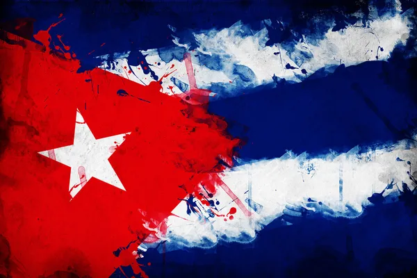 Cubaanse vlag — Stockfoto