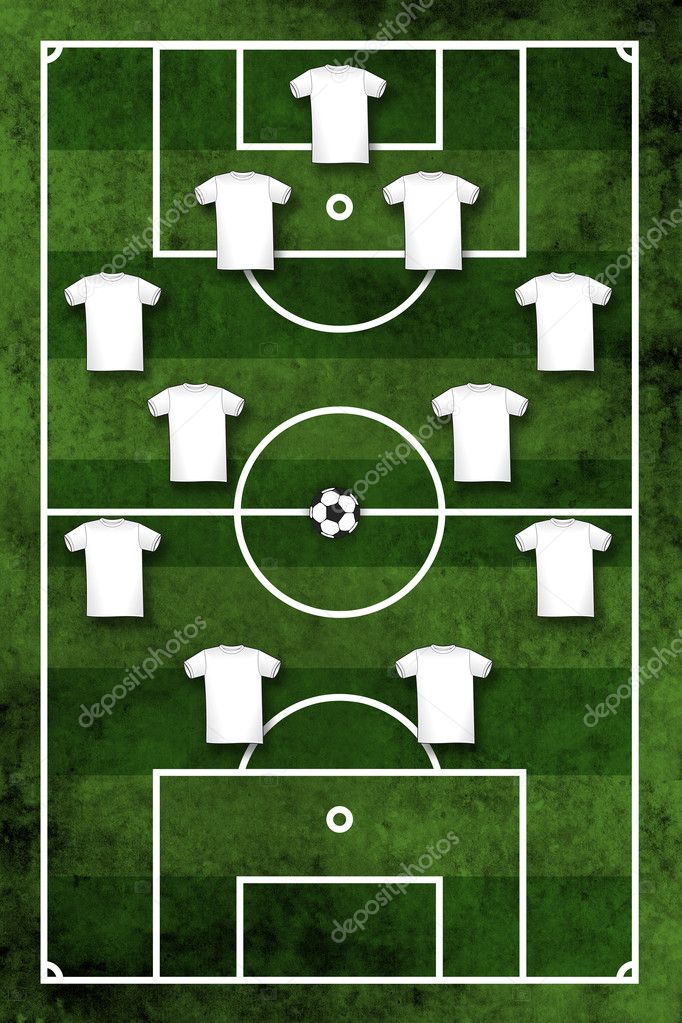 Four-four-two formation