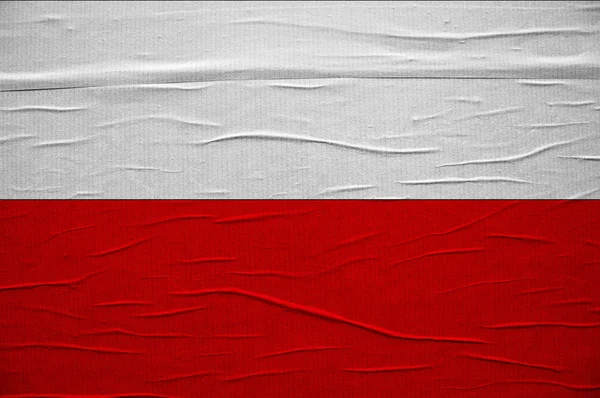 Σημαία της Πολωνίας — Φωτογραφία Αρχείου