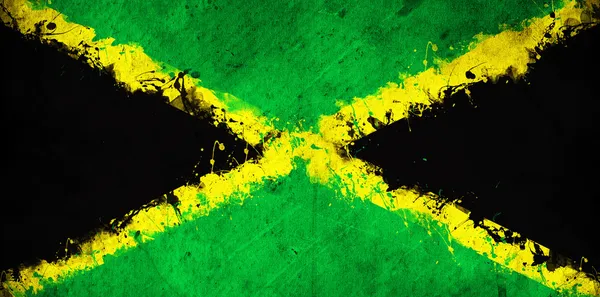 Jamaicas flagga — Stockfoto