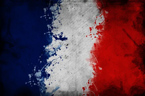 Vlajka Francie — Stock fotografie