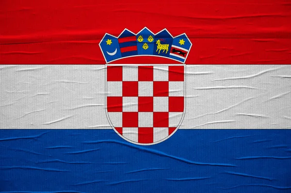 Hırvatistan Bayrağı — Stok fotoğraf
