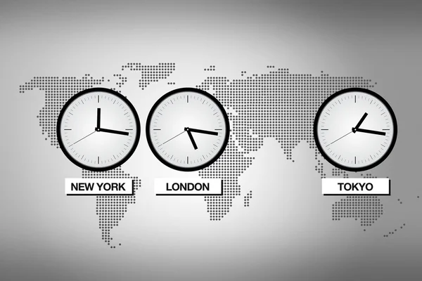 Time zones — Stock Photo, Image