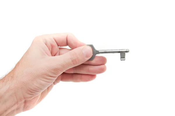 Hand with a key — Stock Photo, Image