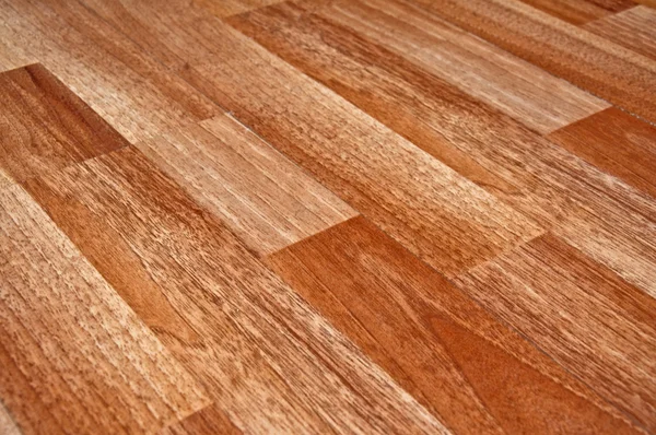Dřevěné laminátové podlahy — Stock fotografie