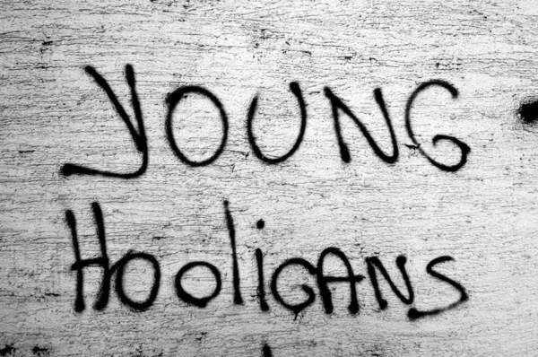 Jovens hooligans — Fotografia de Stock