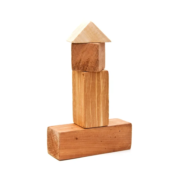 Drewniane puzzle — Zdjęcie stockowe