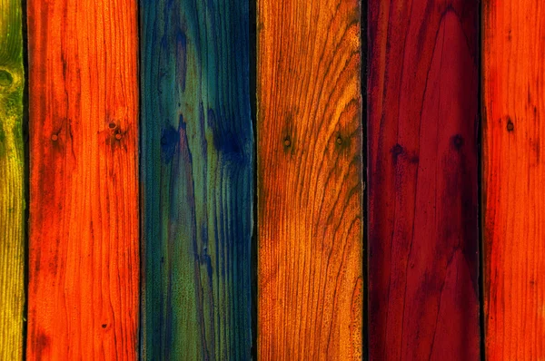 Barevné dřevěné textury — Stock fotografie