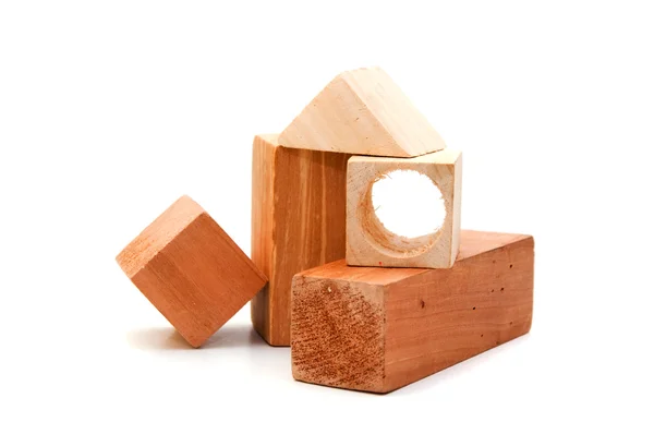 Dřevěná skládačka — Stock fotografie