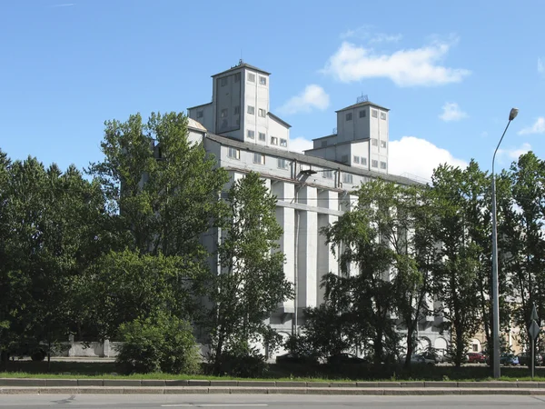 Elevador e moinho padaria plantá-los. S.M. Kirov. São Petersburgo — Fotografia de Stock