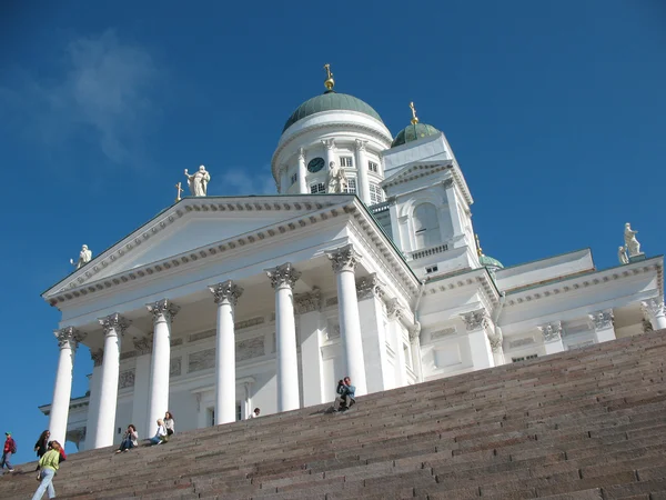 Cattedrale in piazza del Senato a Helsinki — Foto Stock
