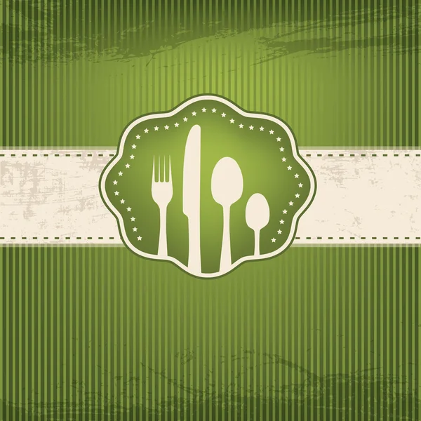 Carte restaurant — Image vectorielle